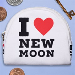 I Love New Moon Horseshoe Style Canvas Pouch by ilovewhateva