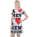 I love new moon Cap Sleeve Velour Dress  View1