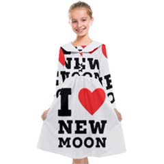 I Love New Moon Kids  Midi Sailor Dress by ilovewhateva