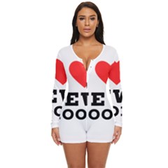 I Love New Moon Long Sleeve Boyleg Swimsuit by ilovewhateva