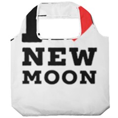 I Love New Moon Foldable Grocery Recycle Bag by ilovewhateva