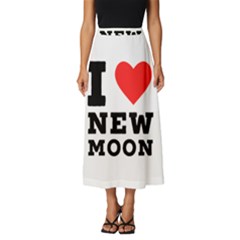 I Love New Moon Classic Midi Chiffon Skirt by ilovewhateva