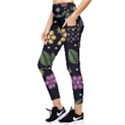 Embroidery-seamless-pattern-with-flowers Pocket Leggings  View3