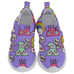 Cloud-seamless-pattern -- Kids  Velcro No Lace Shoes by Salman4z