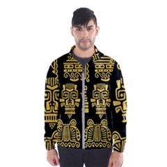 American-golden-ancient-totems Men s Windbreaker