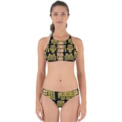 American-golden-ancient-totems Perfectly Cut Out Bikini Set by Salman4z