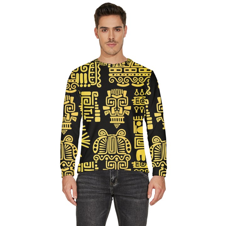 American-golden-ancient-totems Men s Fleece Sweatshirt