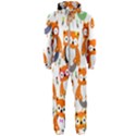 Cute-colorful-owl-cartoon-seamless-pattern Hooded Jumpsuit (Men) View1