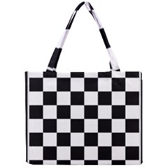 Chess-board-background-design Mini Tote Bag by Salman4z