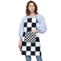 Chess-board-background-design Pocket Apron View1