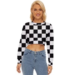 Chess-board-background-design Lightweight Long Sleeve Sweatshirt by Salman4z