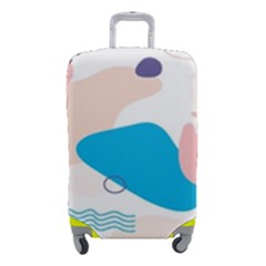 Hand-drawn-abstract-organic-shapes-background Luggage Cover (small) by Salman4z