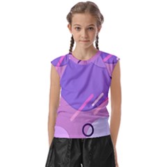 Colorful-abstract-wallpaper-theme Kids  Raglan Cap Sleeve Tee by Salman4z