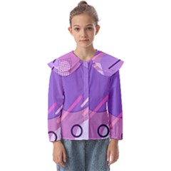 Colorful-abstract-wallpaper-theme Kids  Peter Pan Collar Blouse by Salman4z