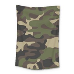 Texture-military-camouflage-repeats-seamless-army-green-hunting Small Tapestry by Salman4z