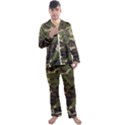 Texture-military-camouflage-repeats-seamless-army-green-hunting Men s Long Sleeve Satin Pajamas Set View1