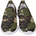 Texture-military-camouflage-repeats-seamless-army-green-hunting Kids  Slip On Sneakers View1