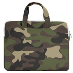 Texture-military-camouflage-repeats-seamless-army-green-hunting Macbook Pro 16  Double Pocket Laptop Bag 