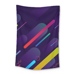 Colorful-abstract-background Small Tapestry by Salman4z