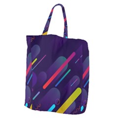 Colorful-abstract-background Giant Grocery Tote by Salman4z