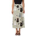 Cute-cat-seamless-pattern Classic Midi Chiffon Skirt View1