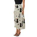 Cute-cat-seamless-pattern Classic Midi Chiffon Skirt View2