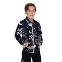 Vector-set-sketch-drawn-with-space Kids  Windbreaker View1