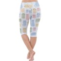 Cute-cat-colorful-cartoon-doodle-seamless-pattern Lightweight Velour Cropped Yoga Leggings View4