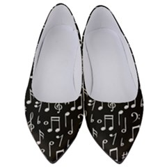 Chalk-music-notes-signs-seamless-pattern Women s Low Heels by Salman4z