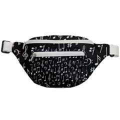 Chalk-music-notes-signs-seamless-pattern Fanny Pack