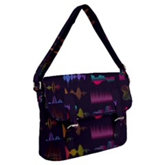 Colorful-sound-wave-set Buckle Messenger Bag by Salman4z