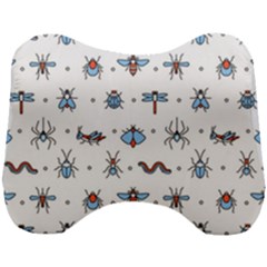 Insects-icons-square-seamless-pattern Head Support Cushion by Salman4z