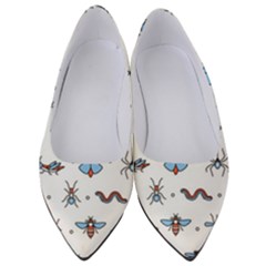 Insects-icons-square-seamless-pattern Women s Low Heels by Salman4z