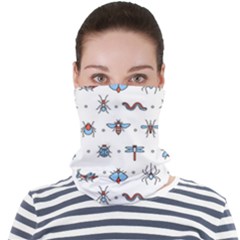 Insects-icons-square-seamless-pattern Face Seamless Bandana (adult) by Salman4z