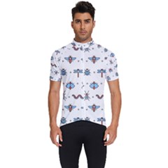 Insects-icons-square-seamless-pattern Men s Short Sleeve Cycling Jersey by Salman4z