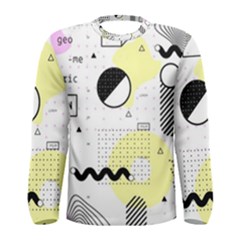 Graphic-design-geometric-background Men s Long Sleeve Tee