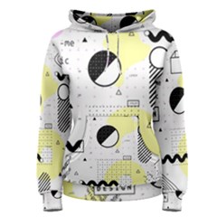 Graphic-design-geometric-background Women s Pullover Hoodie