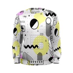 Graphic-design-geometric-background Women s Sweatshirt