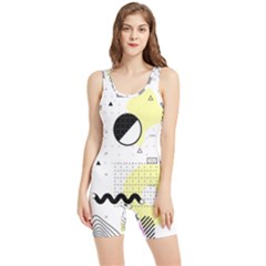 Graphic-design-geometric-background Women s Wrestling Singlet by Salman4z