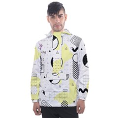 Graphic-design-geometric-background Men s Front Pocket Pullover Windbreaker