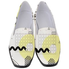 Graphic-design-geometric-background Women s Classic Loafer Heels by Salman4z