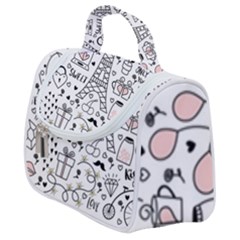 Big-collection-with-hand-drawn-objects-valentines-day Satchel Handbag by Salman4z