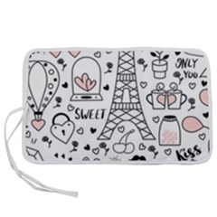 Big-collection-with-hand-drawn-objects-valentines-day Pen Storage Case (m) by Salman4z