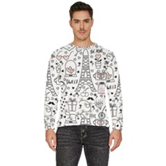 Big-collection-with-hand-drawn-objects-valentines-day Men s Fleece Sweatshirt