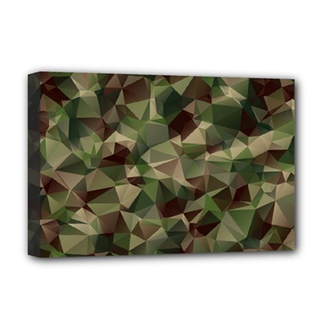 Abstract-vector-military-camouflage-background Deluxe Canvas 18  X 12  (stretched) by Salman4z