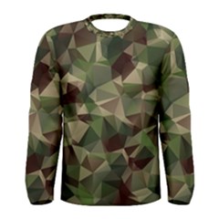 Abstract-vector-military-camouflage-background Men s Long Sleeve Tee