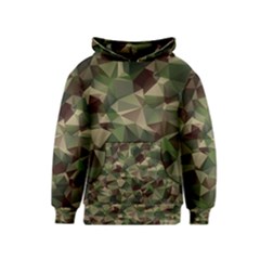 Abstract-vector-military-camouflage-background Kids  Pullover Hoodie