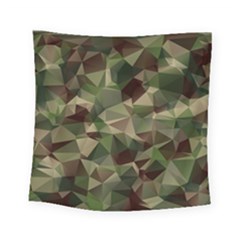 Abstract-vector-military-camouflage-background Square Tapestry (small)