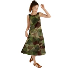 Abstract-vector-military-camouflage-background Summer Maxi Dress by Salman4z