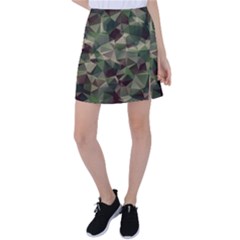 Abstract-vector-military-camouflage-background Tennis Skirt by Salman4z